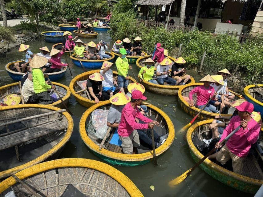 Experience Bamboo Basket Boat on Coconut village w Locals - The Basket Boat Spin and On-Water Performance Style