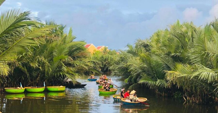 Hoi An Basket Boat & Coconut Forest Experience From Da Nang - Spinning performances, balance races, and optional add-ons