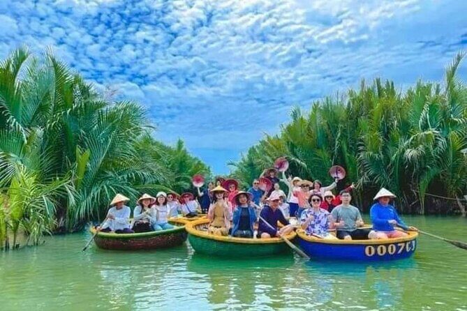 Hoi An Cooking Class with Market Visit - Basket basket boat in Cam Thanh: the hands-on part