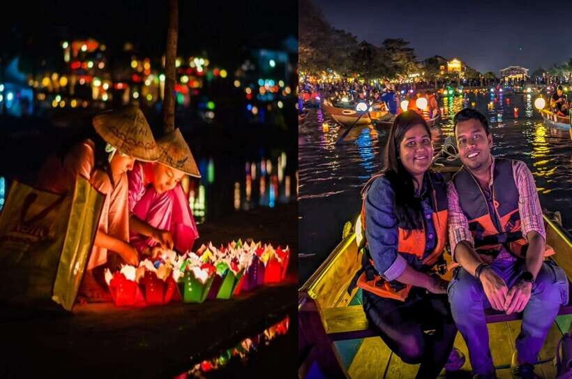 Hoi An : Lantern Boat Ride & Flower Lantern Making Class. - The Thu Bon River Boat Ride: Night Views at Human Speed