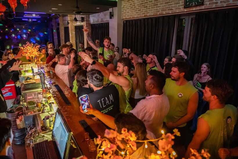 Mad Monkey Hoi An Pub Craw - The final stretch: Why Not Bar, free shots, and what happens at 2 AM
