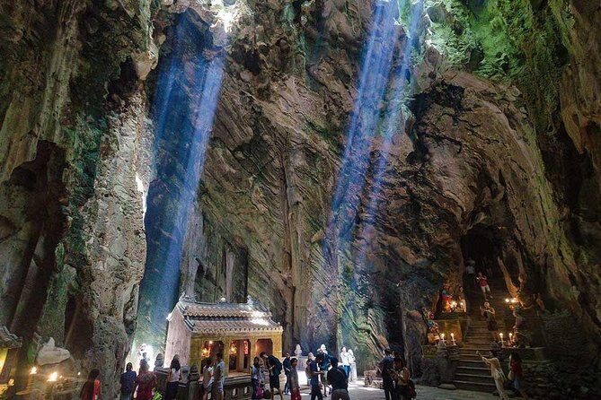 Marble mountain, Am Phu cave and Monkey mountains group tour - Son Tra Peninsula and Monkey Mountain: Linh Ung pagoda and the 67m Lady Buddha