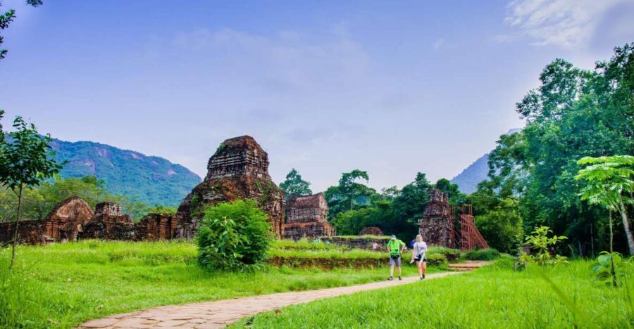 My Son Sanctuary & Cruise Small Group from Hoi An /Da Nang - How the My Son visit works: photo stops, a guided walk, and Cham dance time